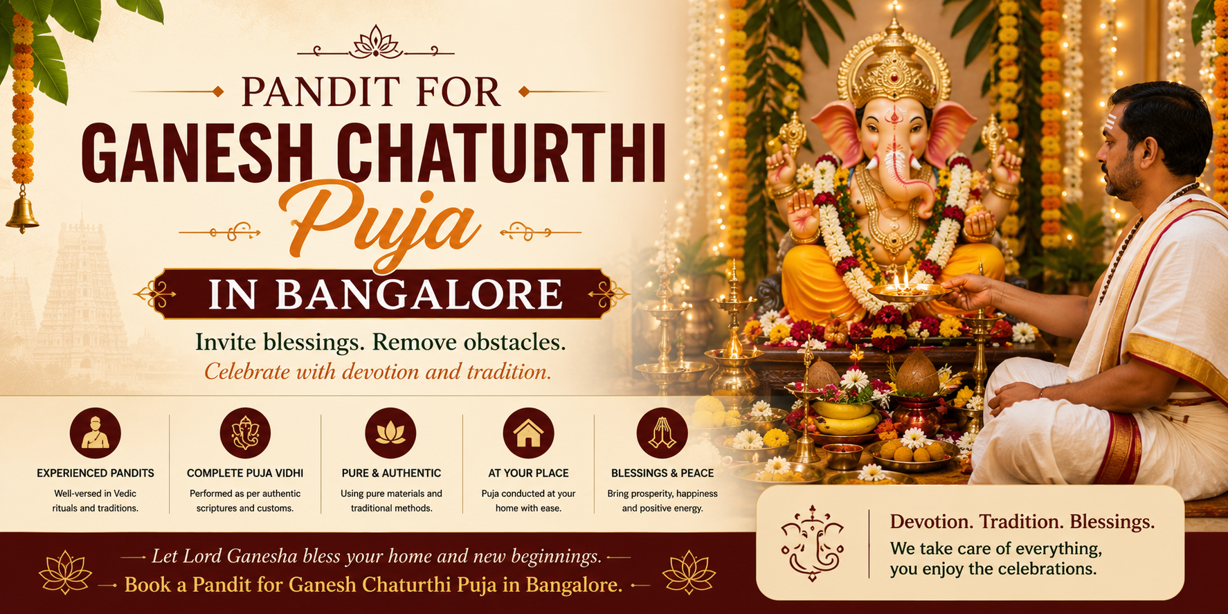Pandit For Ganesh Chaturthi Puja In Bangalore